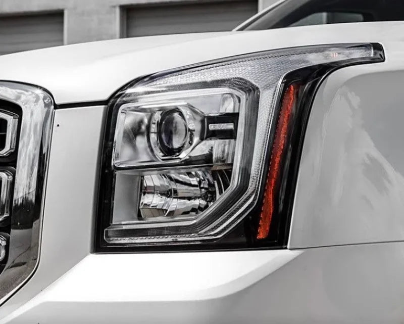 For GMC YUKON 2015 2016 2017 2018 2019 2020 Headlamp Base Headlight Rear shell Headlight House Black rear shell