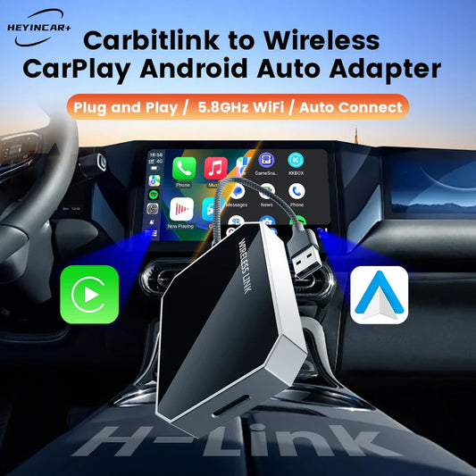 HEYINCAR For Jetour X70 X90 X95 Dashing  Carbitlink Smartlink Phonelink Easy connect to Wireless CarPlay Android Auto adapter