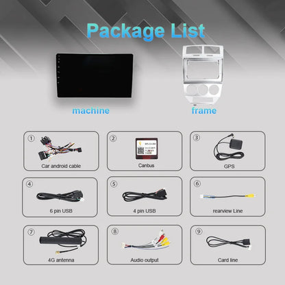 Android 14 For Dodge Caliber 2007 - 2012 2K QLED Android Car Radio Multimedia Video Player GPS AI Voice CarPlay 4G Stereo