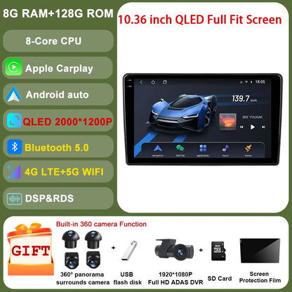 Android 14 For GMC Chevrolet Avalanche Silverado Tahoe Equinox Impala Traverse Express Traverse Car Radio Multimedia Carplay GPS
