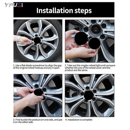 Hub Light Car Wheel Caps Light Center Cover Lighting Cap Floating Illumination LED auto For for Mercedes-Benz A CLASS B CLASS C