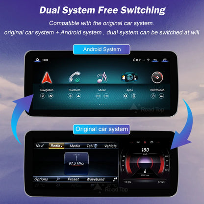 Android 13 Touch Screen for Mercedes Benz W205 GLC C V Class W447 GLA CLA 2015-2019 GPS With Carplay Android Auto Car Radio
