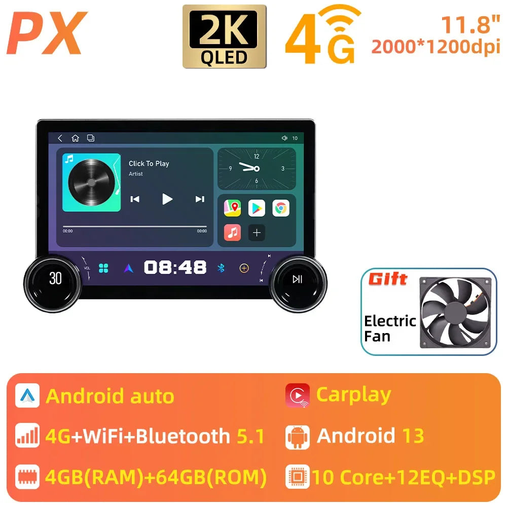 2 Din Android Car Radio for Chrysler Grand Voyager 5 for Dodge Grand Caravan 2008 - 2020 Screen GPS Multimedia Stereo Head Unit