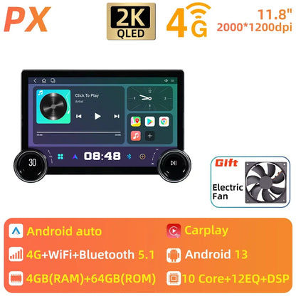 2 Din Android Car Radio for Chrysler Grand Voyager 5 for Dodge Grand Caravan 2008 - 2020 Screen GPS Multimedia Stereo Head Unit