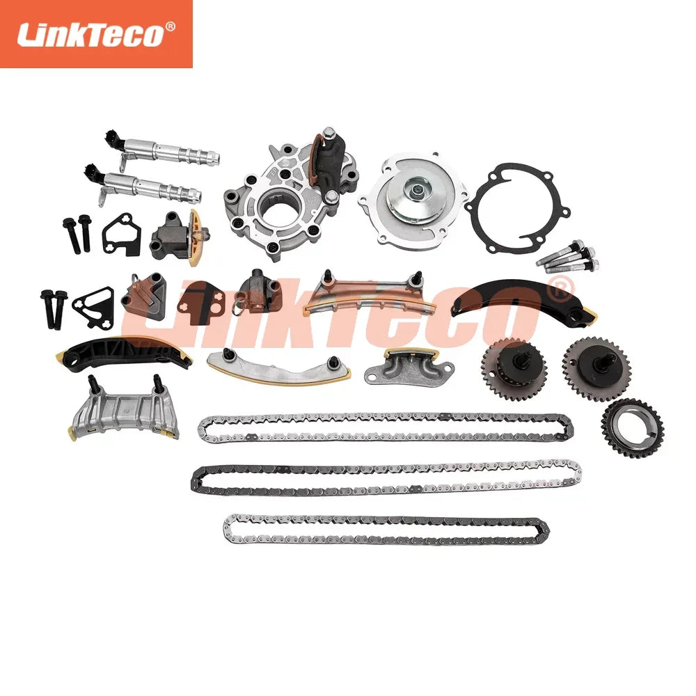 Timing Chain Kit Oil Water Pump For GMC Canyon Acadia Cadillac ATS Buick Lacrosse Chevrolet Saturn Pontiac 3.0L 3.6L GAS 05-17