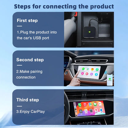 SHIWUERSHI Carbit Link wireless Car Play Smart Adapter FAW Bestune EasyConnection CarbitLink to wireless carplay for FAW 2020-20