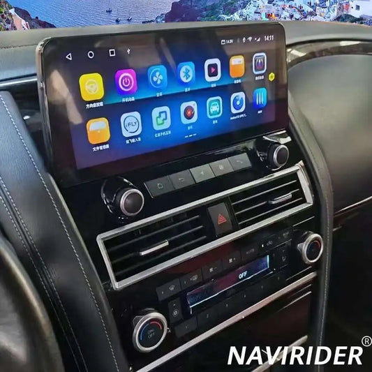 12.3inch Android 14 For Nissan Patrol Y61 Y62 Car Radio GPS Video Player Carplay HU Screen Carplay Auto wifi 4G Multimedia
