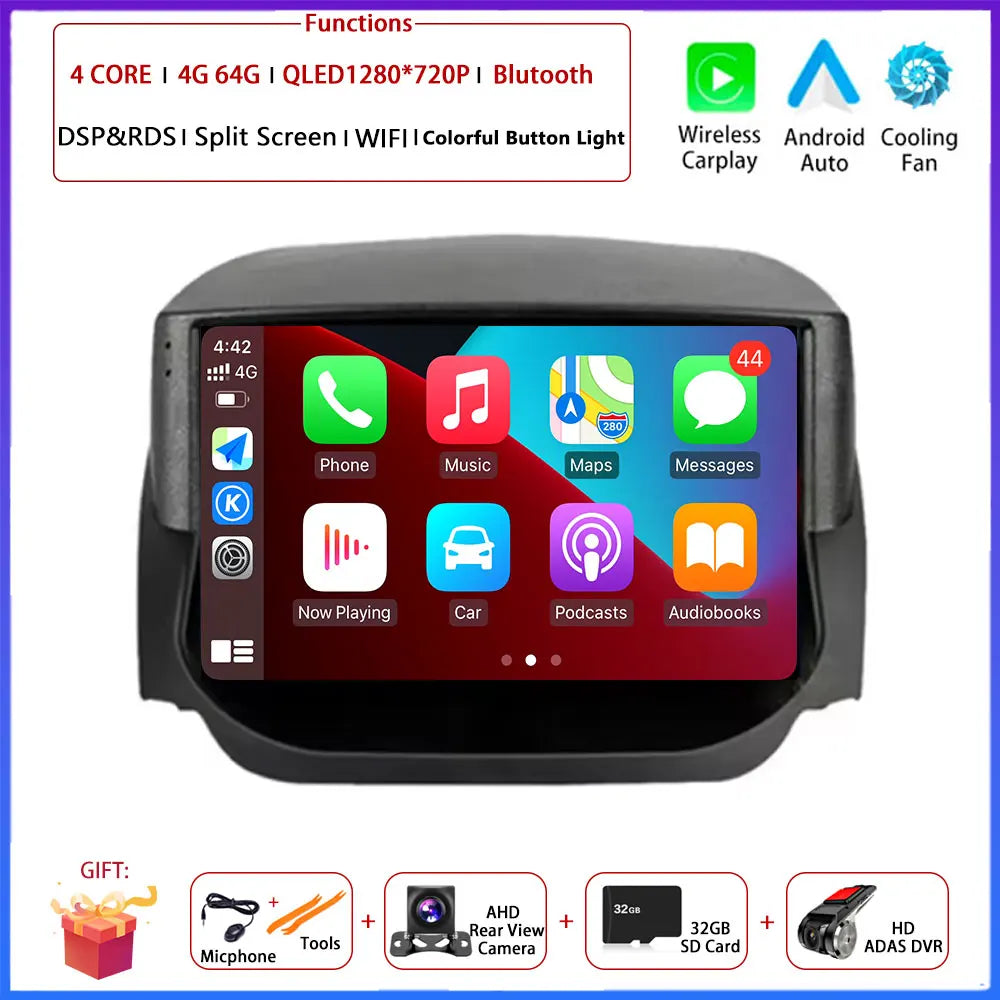 Android  Carplay Auto Car Radio For Ford EcoSport Eco Sport 2014-2018 GPS Recorder Multimedia Player 4G+BT DSP