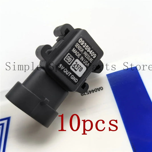 10pcs 9359409 Manifold Absolute Pressure Sensor 12614973 213259  16249939 MAP For Chevrolet for Buick for Cadillac for GMC