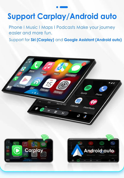 Hizpo Universal Car Radio 2Din 9" 10" 10.33" Android Auto Multimedia GPS CarPlay For Toyota Volkswagen Hyundai Kia Nissan Honda