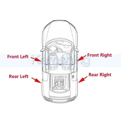 CAPQX Car Rear Taillight For GMC Yukon XL 2015-2020 Taillamp Tail Light Rear Brake Light Stop Lamp Signal Light