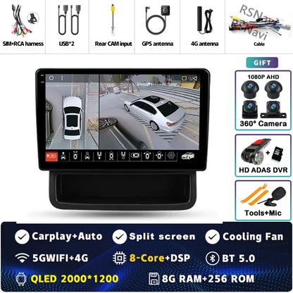 Android 14 Carplay Auto For Renault Trafic 2 For Opel Vivaro A For Nissan primastar 2006 - 2014 Car Radio Stereo Player Video BT