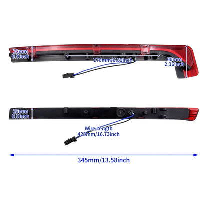 Motorcycle Tour Pak Pack Accent Side Marker Panel LED Light For Harley Touring Road Glide Street Glide Electra Glide 2006-2023