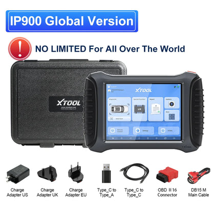 XTOOL InPlus IP900 All System Car Diagnostic Tools CAN FD DOIP 38 Resets Bidirectional Scanner ECU Coding Automotive Scanner FCA