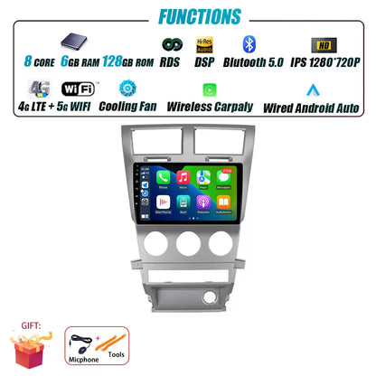 Car Radio Carplay For Dodge Avenger JS 2007 - 2010 For Dodge Nitro 2006 - 2011 Navigation GPS Android Auto Multimedia Player BT