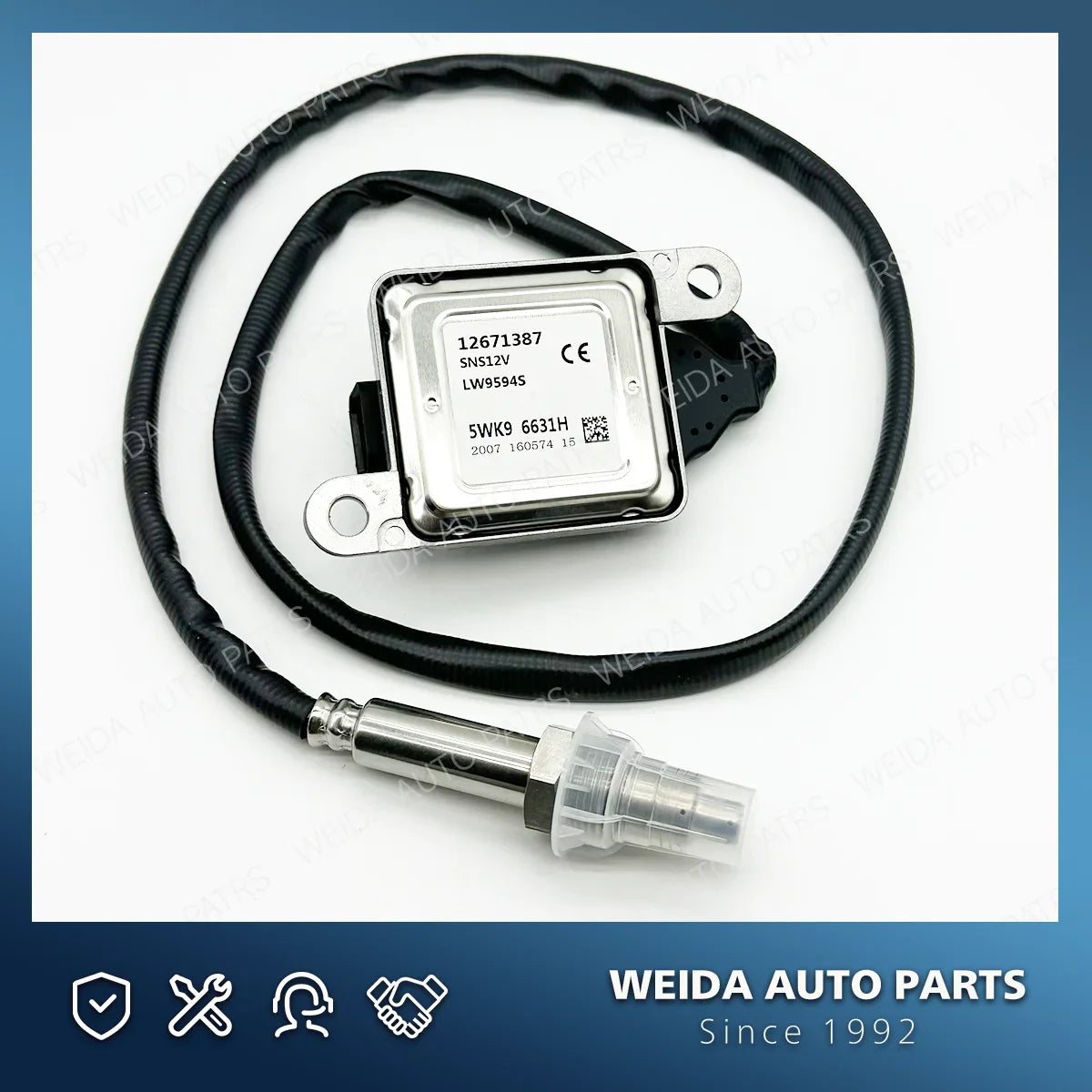 Nitrogen Oxide Sensor NOx Sensor 12671387 5WK96631H For Chevrolet GMC Duramax Diesel 6.6L 12642310 12669594 19256343