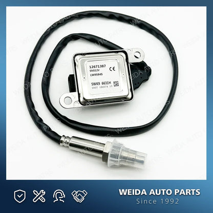 Nitrogen Oxide Sensor NOx Sensor 12671387 5WK96631H For Chevrolet GMC Duramax Diesel 6.6L 12642310 12669594 19256343