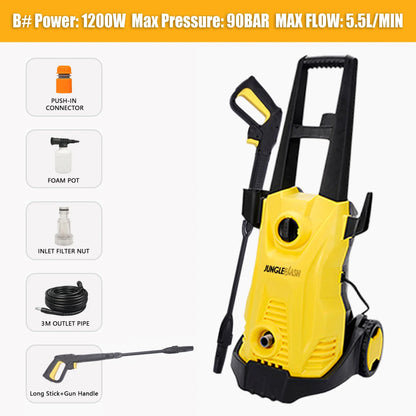 JUNGLEFLASH High Pressure Cleaner Washers Car Washers Garden Washing Cleaning Tools For Karcher Water Gun Garden Watering Gun power tools