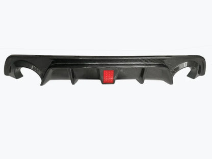 Car Parts Q50 Carbon Fiber Diffuser LED For Infiniti Q50