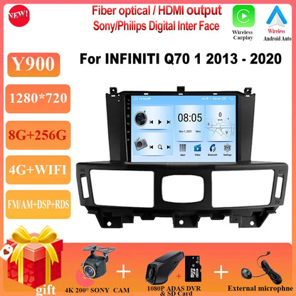 Car Radio Player For Infiniti Q70 1 2013-2020 Android 13 Car Radio Multimedia Video Player Navigation  auto radio car DVD WIFI