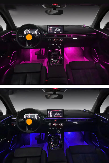 For Audi A4 S4 A5 S5 B9 Dashboard Ambient Light Dashboard LED strip Decorative Light Passenger Neon LED Lamp Center Console