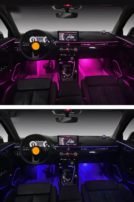 For Audi A4 S4 A5 S5 B9 Dashboard Ambient Light Dashboard LED strip Decorative Light Passenger Neon LED Lamp Center Console