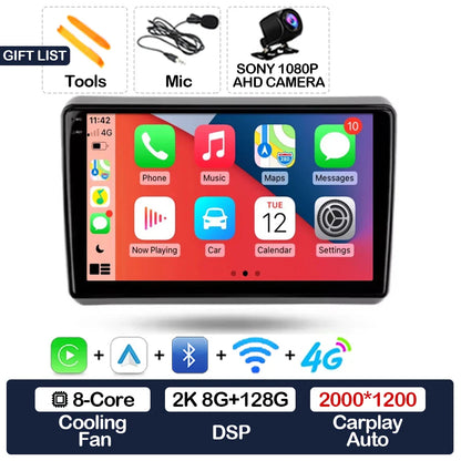 Android 15 Car Radio For Dodge Dart 2012 - 2016 BT Head Unit 4G WIFI Qualcomm GPS NAVI 2DIN Multimedia Video Player QLED LTE 5G