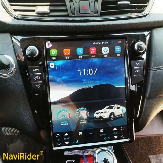 12.1" Tesla Screen Car Multimedia Video Player For Nissan xtrail 2019 X-Trail 2017 Qashqai Radio Android 13 Stereo GPS CarPlay