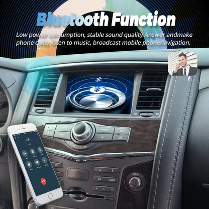 8" Qled Screen 256GB Android 13 Car Radio Multimedia Player For Infiniti Qx80 Qx56 For Nissan Patrol Y62 GPS Carplay Head Unit