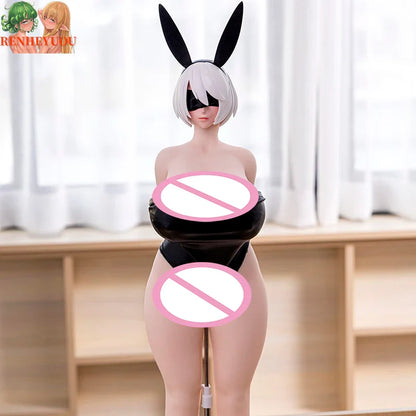 60cm Large Size BJD Doll - Silicone Skin Realistic Cosplay Figure with Poseable Limbs & Display Base