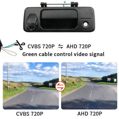 AHD 1080P NTSC Pickup Truck Tailgate Handle Rear View Reverse Camera For Toyota Tundra 2014-2020 For Toyota Tacoma 2016-2020