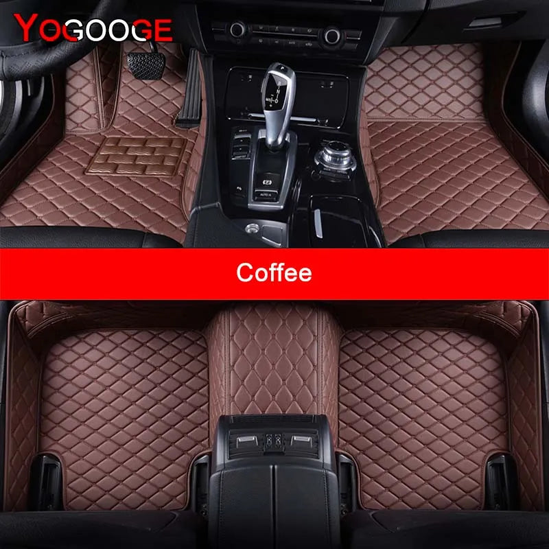 YOGOOGE Custom Car Floor Mats For Infiniti G G25 G35 G37 Auto Carpets Foot Coche Accessorie
