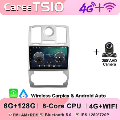 Android 14 For Chrysler 300C 1 2004 - 2011 Car Radio Player Stereo Head Unit Intelligent Car Systems GPS Navigation 5G Wifi RDS
