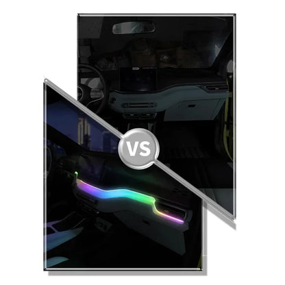 For BYD Seagull 2023-2024 Neon Car LED Interior Lights RGB Ambient Light Fiber Optic Kit With APP Wireless Control LED