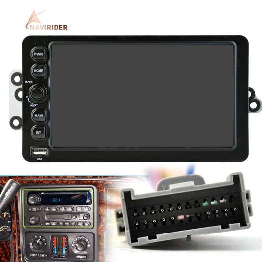 Android 13 Car Radio Stereo GPS For Chevrolet Silverado Suburban Tahoe & GMC Sierra 2003-2006 Hummer Multimedia Video Player