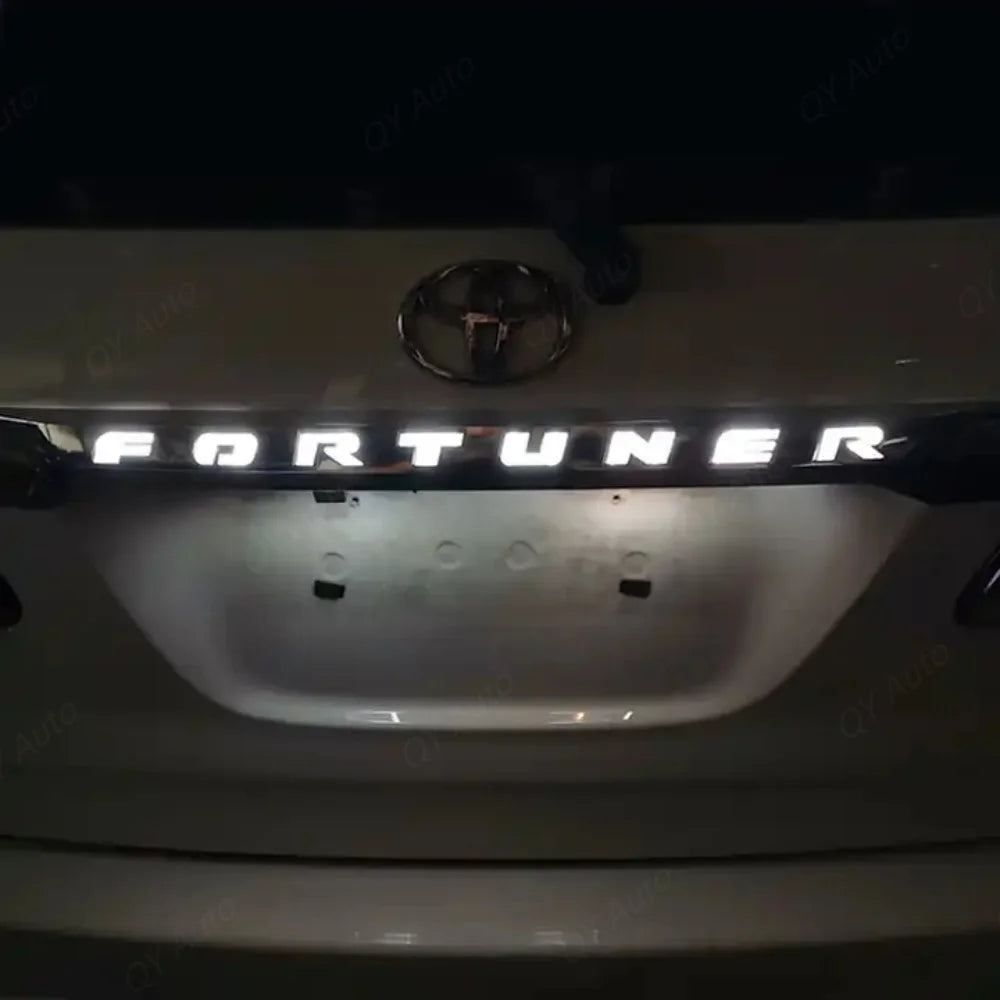 LED Tail Lamp Through-Tail Light For Toyota Fortuner 2012 -2015 Body Kit With Turnin、 Emergency、Brake Signal Light Srim Strip