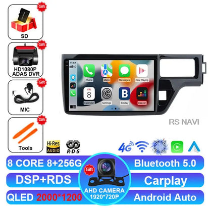 Android 14 Car Radio For Honda Stepwgn 5 2015 - 2021 4G LTE DSP Navigation BT Viedo Player DVD Wireless Carplay Auto 2 DIN GPS