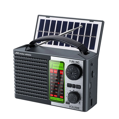 Multi-function Portable Radio FM AM SW Rechargeable USB TF Play Outdoor Solar Wireless Speaker Bluetooth With FM Radio Receiver