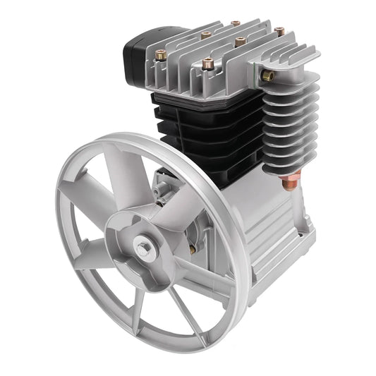 3HP Air Compressor Pump Head Piston Compressor Dual Cylinder Design 960rpm Outstanding Heat Dissipation Low Noise
