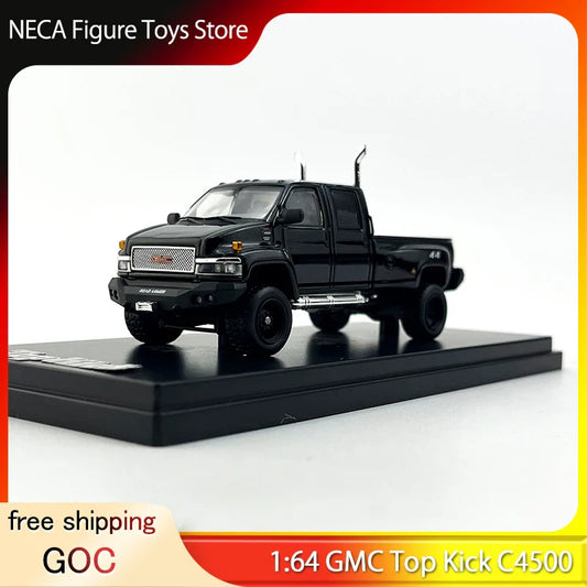 GOC 1:64 GMC Top Kick C4500 - 2025 Beijing Model Exhibition Limited Edition, Iron-Base Alloy Pickup Model, American Giant Truck