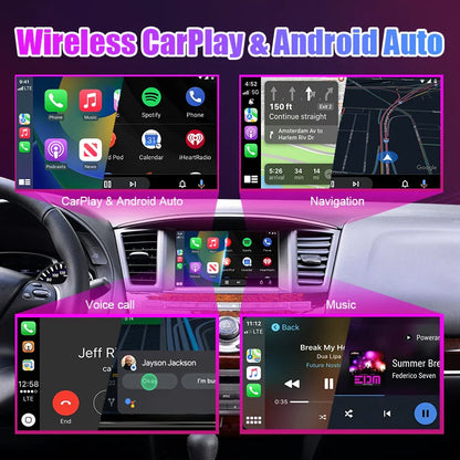 Wireless CarPlay Android Auto for Infiniti QX60 QX70 Q70 Mirror AftermarketCamera CarPlay Upgrade Retrofit Multimedia Navigation