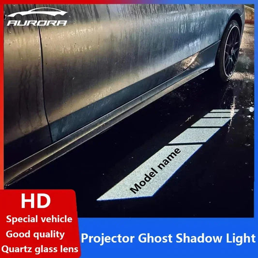 For Mercedes Benz W213 W205 W222 N293 X247 W253 C E S Class EQC GLB GLC  Car Rearview Mirror Led Welcome Light Ghost Glass Lamp