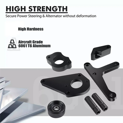 For LS Truck Low Mount Alternator And Power Steering Pump Bracket Kit For Chevy For GMC