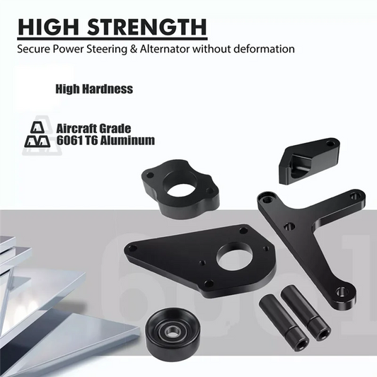 For LS Truck Low Mount Alternator And Power Steering Pump Bracket Kit For Chevy For GMC