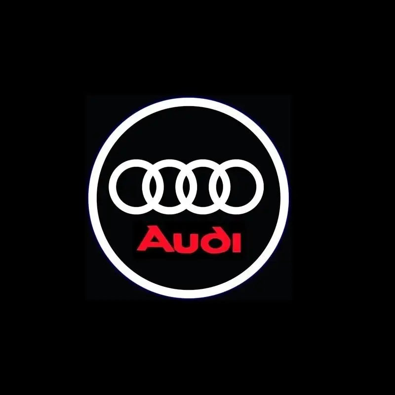 2X HD Led Car Door Logo Projector Welcome Light For Audi A3 A4 B8 8P 8V A6 C7 A5 Q5 B7 B6 S LINE QUTTRO RS Q3 SQ5 Q7 S3 S4 S5 S6