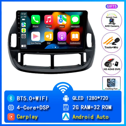 Android 14 Carplay Car Radio For Toyota Estima ACR30 2000 2001 2002 -2005 Navigation DSP Multimedia Player stereo wifi+4G BT GPS
