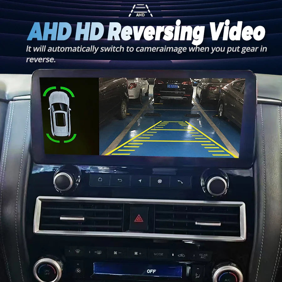 12.3inch Android 14 For Nissan Patrol Y61 Y62 Car Radio GPS Video Player Carplay HU Screen Carplay Auto wifi 4G Multimedia