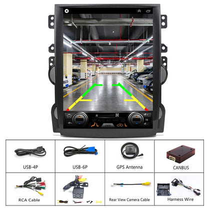 Topdisplay 12.1" QLED Touchscreen Car Radio Replacement for Chevy Malibu 2013-2015 8-Core CPU CarPlay Android Auto Screen