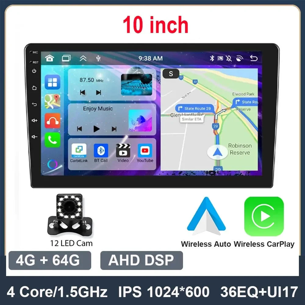 ESSGOO 2 Din Android Car Radio Automotive Multimedia Wireless Carplay GPS Stereo For Volkswagen Nissan Hyundai Kia Toyota Ford