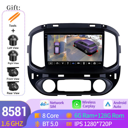 For Chevrolet Colorado-GMC Canyon 2015-2017 Car Radio Wireless BT Carplay Navigation Android 14 7862S 8G 256G 2K QLED Screen